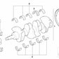 Cojinete de guía blanco para BMW Serie 3 E36, E46 Serie 5 E34, E39, E60, E61 Serie 7 E38, E65, E66 X3 E83 X5 E53 Z4 E85 (OEM 11211743459). Original BMW