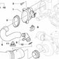 Reinluftrohr für BMW E46, E39, E60, E61, E38, E65, E83, E53 (OEM 13717786013). Original BMW