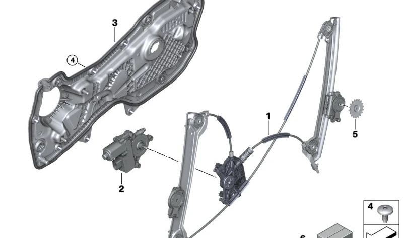 Shell acustico sinistro per BMW Z4 G29 (OEM 51487452307). BMW originale