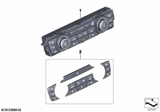 Panel de control de climatización automático High para BMW X3 F25 (OEM 64119312722). Original BMW