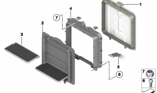 Soporte para Banda de Sujeción para BMW Z4 E89 (OEM 52209181611). Original BMW