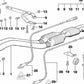 Junta de goma OEM 18301703634 para BMW E36 (318i, 318is, 320i, 323i, 325i, 328i). Original BMW.