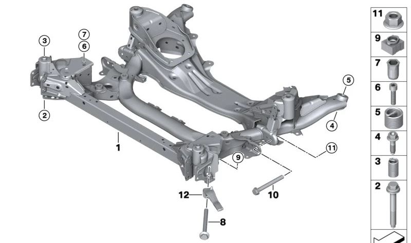 ** OEM Right Brake Maneta 31121543668 für BMW G26. Original BMW. **