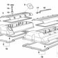 Separador con O-Ring para BMW E34, E39, E32, E38, E31, E53, E52 (OEM 11121715404). Original BMW