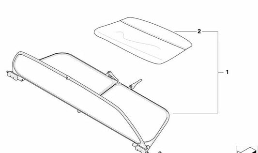 Tornillo de ajuste para BMW Serie 6 E64, E64N (OEM 54347208132). Original BMW