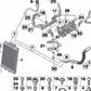 Soporte para Tubo de Enfriador de Aceite para BMW Serie 1 F20, F21, Serie 2 F22, F23, F87, Serie 3 F30, F31, F34, F35, Serie 4 F32, F33, F36 (OEM 17227604421). Original BMW