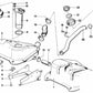 Depósito de combustible izquierdo para BMW Serie 3 E21 (OEM 16111151529). Original BMW