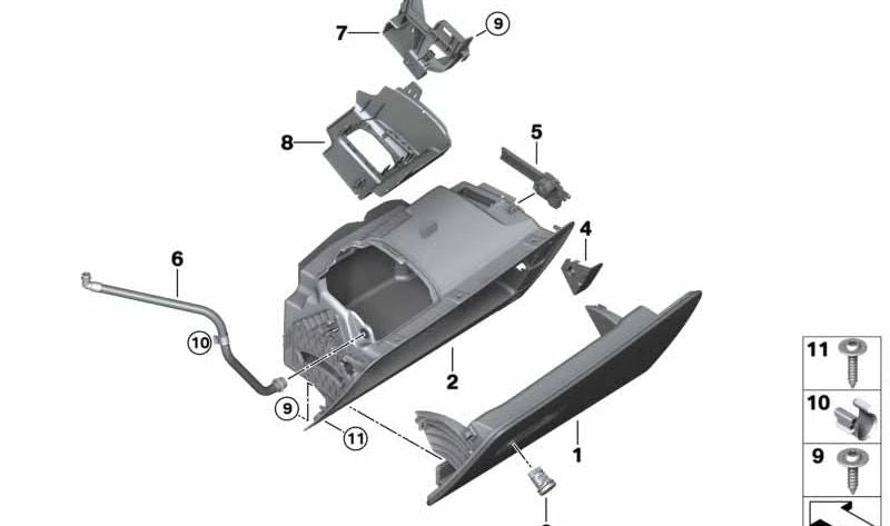 Schlauch Bedufter para BMW X5 F95, G05, X6 F96, G06, X7 G07, G07N (OEM 51169399763). Original BMW