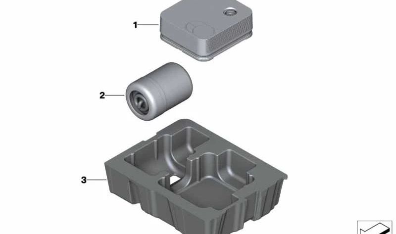 Mobility Storage System for BMW 5 Series G31, G31N, 6 Series G32 (OEM 71106861296). Original BMW.