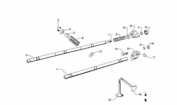 Válvula de escape OEM 11341262658 para BMW (Modelos compatibles: E30, E34, E36, E46, E39, E60, E61, E65, E66, E87, Z3, Z4). Original BMW.