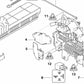 Distribuidor eléctrico trasero OEM 61149138830 para BMW E60, E61, E63, E64. Original BMW.