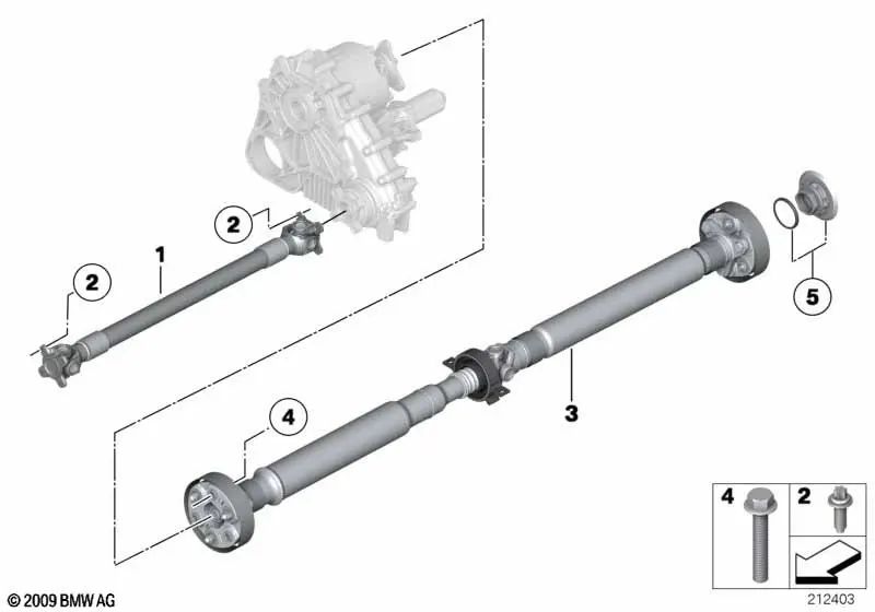 Turns automatically for BMW 7 Series F02 (OEM 26107614668). Genuine BMW