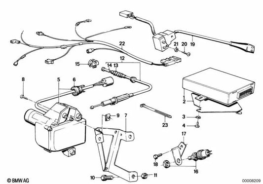 Switch for BMW 7 Series E23 (OEM 61311372111). Genuine BMW.