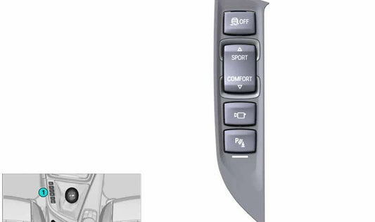 Unidad de Control Consola Central para BMW F87, F87N (OEM 61319391702). Original BMW