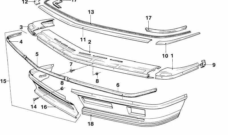 Right front cap 51111921468 for BMW E24. Original BMW.