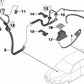 Cable positivo de batería OEM 61129321005 para BMW F25 (X3) y F26 (X4). Original BMW.