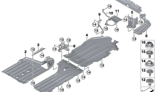 OEM 51757424898 Asse posteriore per BMW G05, G06, G07. BMW originale.