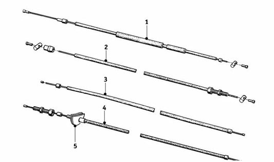 Manguito de goma OEM 11148036188 para BMW E46, E90, E91, E92, E93, E60, E61, E63, E64, E65, E66, E67, E83, E85, E86, E89, F01, F02, F03, F04. Original BMW.