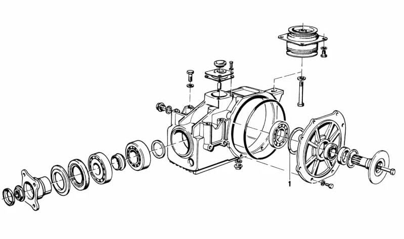 Distancia de 1,020MM para BMW Serie 5 E12, Serie 6 E24 (OEM 33133704301). Original BMW