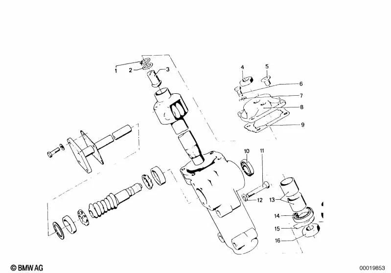 Dichtung für BMW E46, F30, F80 (OEM 32112670107). Original BMW