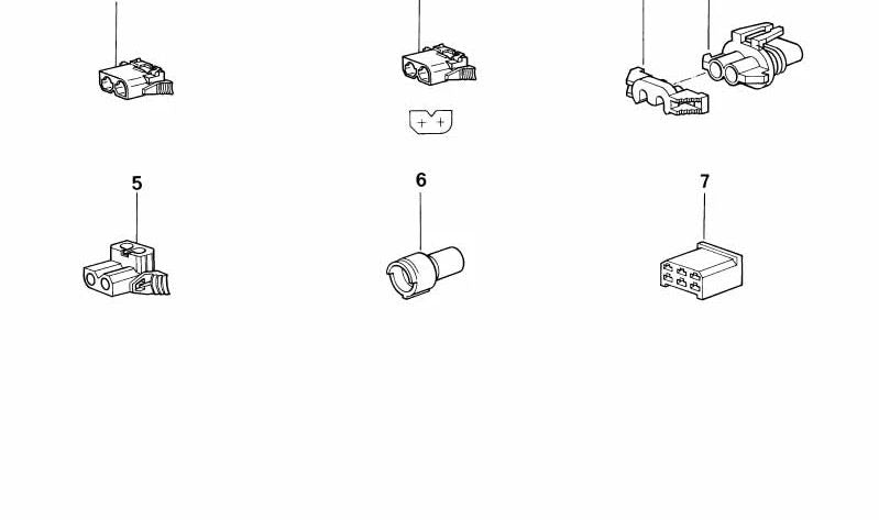 OEM -Gehäuseanschluss 61131378402 für BMW E36, E34, E24, E32. Original BMW.