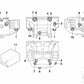 Actuador para BMW Serie 3 E46, Serie 7 E38, X3 E83, E83N (OEM 64116934825). Original BMW