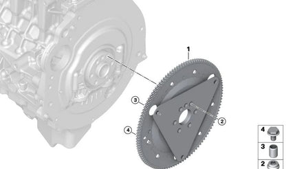 Tornillo de fijación OEM 11227522125 para BMW (Modelos compatibles: E82, E87, E88, F20, F21, F22, F23, E46, E90, E91, E92, E93, F30, F31, F34, F35, F32, F33, F36, E60, E61, F07, F10, F11, F18, F06, F12, F13, F01, F02, E84, F25, F26, E70, F15, E71, F