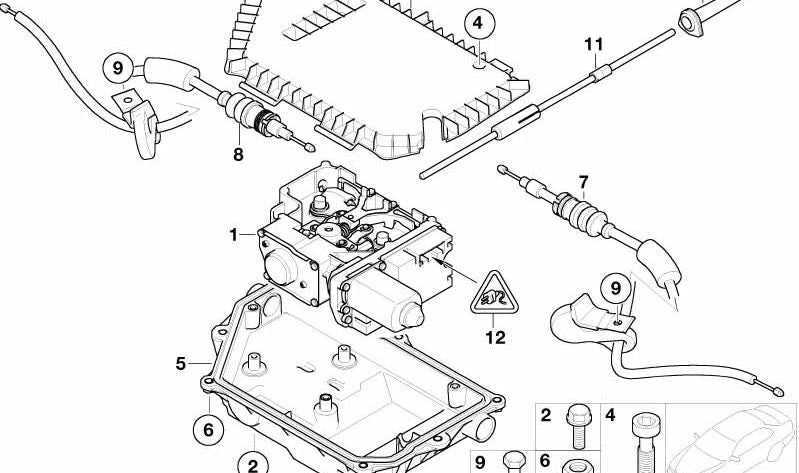 Tapa de protección OEM 61138369668 para BMW F11, F10, E65, E66, E53, E52. Original BMW.