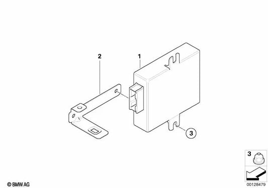 Soporte de cableado para BMW Z4 E85, E86 (OEM 84136930966). Original BMW