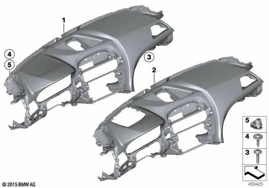 Revestimiento Cuadro de Instrumentos de Cuero para BMW F06, F12, F13 (OEM 51459240778). Original BMW