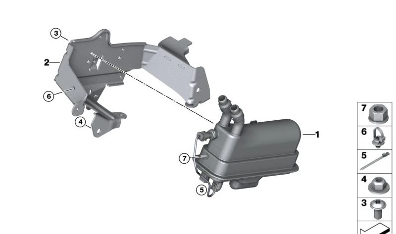 Calentador de Agua Eléctrico para BMW Serie 3 G20, G21, Serie 5 G30, G38, Serie 7 G11, G12, X3 G01, X5 G05 (OEM 64125A661F9). Original BMW