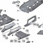 Tuerca C-Clip para BMW Serie 3 E90, E91, E92, E93 Serie 5 E60 Serie 7 F01, F02, F04 X3 E83 Z4 E89 (OEM 51457067987). Original BMW