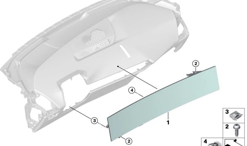 Pantalla multifunción OEM 65505A93277 para BMW Serie 5 (G60, G61). Original BMW.