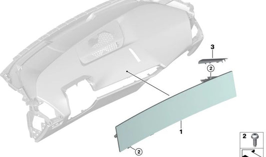 OEM Multifunction Display 65505A7B2E4 for BMW 1 Series (F20, F21), 2 Series (F22, F23, F87), 3 Series (F30, F31, F34), 4 Series (F32, F33, F36, F82, F83), 5 Series (G30, G31), 6 Series (G32), 7 Series (G11, G12), X1 (F48), X3 (G01), X4 (G02), X5 (G05), X6