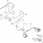 Video Module Bracket for BMW E46, 3 Series (OEM 65508378548). Original BMW