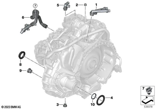 Soporte para Conector de Señal para BMW Serie 2 U06, X1 U11 (OEM 28009797838). Original BMW