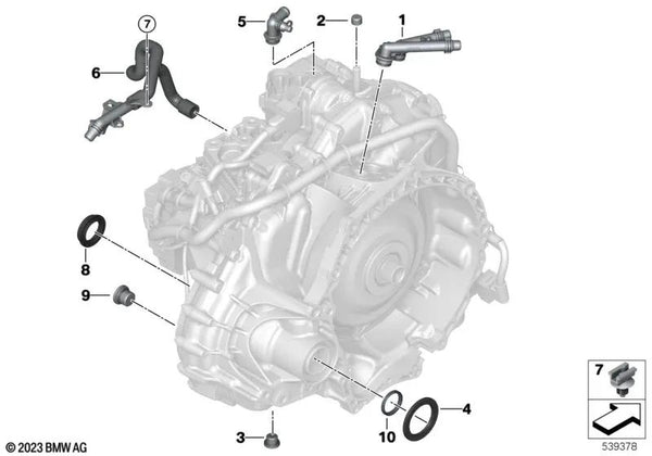 Soporte para Conector de Señal para BMW Serie 2 U06, X1 U11 (OEM 28009797838). Original BMW