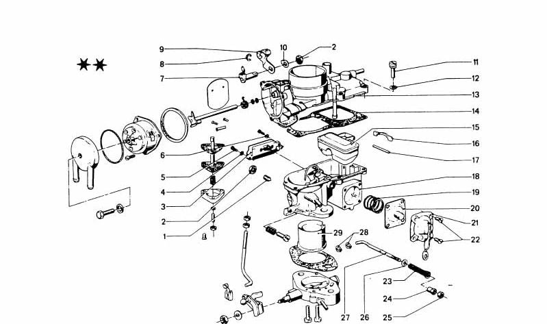 Board OEM 13110639161 pour BMW E12. BMW d'origine.