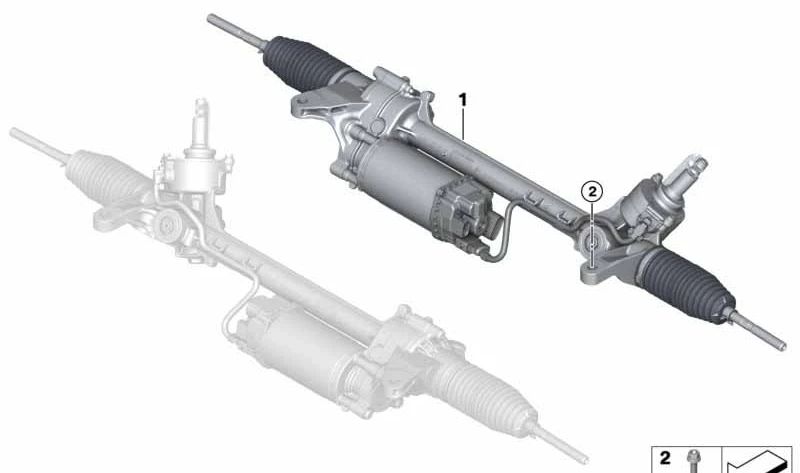 Direction assistée électrique 32107908981 pour BMW F90, F91, F92, F93. BMW d'origine.