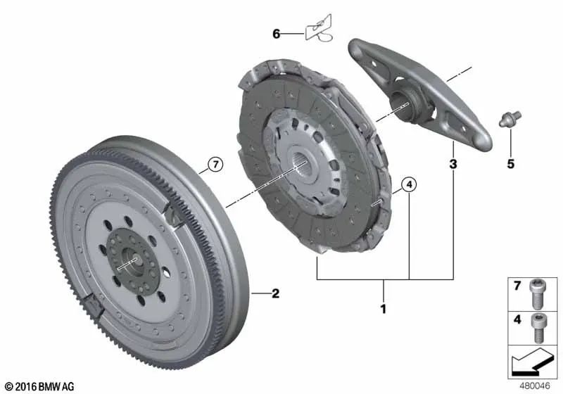 Perno de bola para BMW E81, E82, E87, E88, F20, F21, F22, F23, F36, G30, G31, X1 E84, X3 F25, X4 F26 (OEM 21511223328). Original BMW