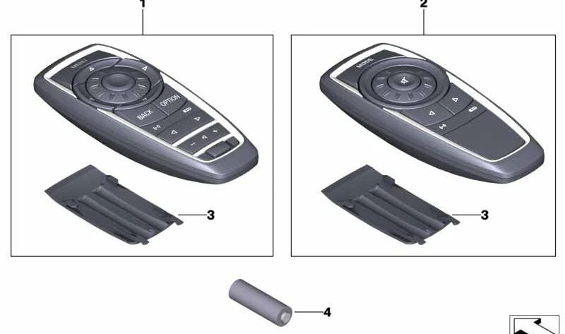 Tapa de batería OEM 65129183498 para BMW F30, F34, F80, F36, F07, F10, F11, F90, G30, G31, G32, F01, F02, F04, G11, G12, F25, G01, F97, G02, F98, F15, G05, F85, F16, G06, F86, G07. Original BMW.