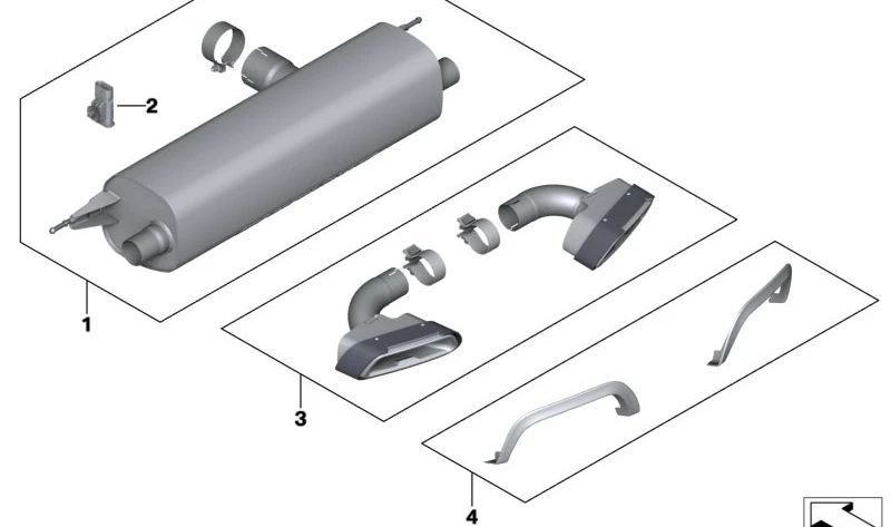 Actuador de Compuerta Simulado para BMW Serie 1 F20N, F21N, Serie 2 F22, F23, Serie 3 F30N, F31N, Serie 4 F32, F33, F36, Serie 5 G30, G31, Serie 6 G32 (OEM 18302411427). Original BMW