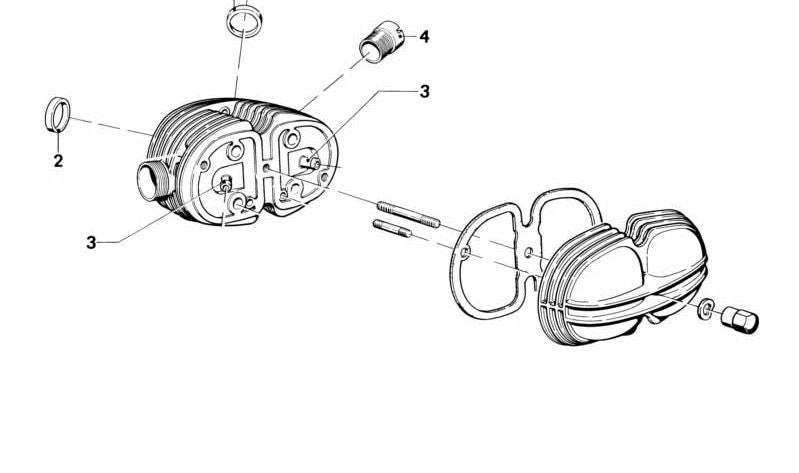 OME -Beatmungshandbuch 11121250268 für BMW R50, R60, R69, R50/2, R60/2, R69S. Originaler BMW Motorrad.