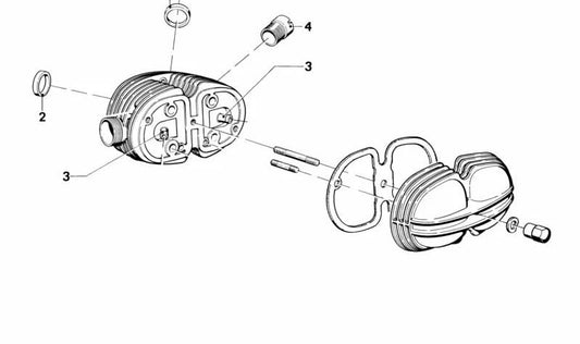 OME -Beatmungshandbuch 11121250268 für BMW R50, R60, R69, R50/2, R60/2, R69S. Originaler BMW Motorrad.