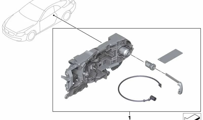 Matching Kit for BMW 6 Series F12, F13 (OEM 51217208839). Original BMW