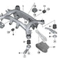 Hydrauliklager für BMW X3 G01, G08 X4 G02 Serie (OEM 33316882543). Original BMW