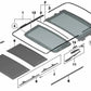 Junta del Marco del Techo Panorámico para BMW F25 (OEM 54107304483). Original BMW