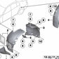 Cubierta Inferior Izquierda para BMW F01N, F02N (OEM 51757302375). Original BMW