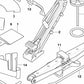 Tornillo de fijación rueda de repuesto para BMW E53 (OEM 71156750687). Original BMW