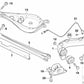 Brazo longitudinal derecho para BMW Serie 3 E46 (OEM 33326774780). Original BMW